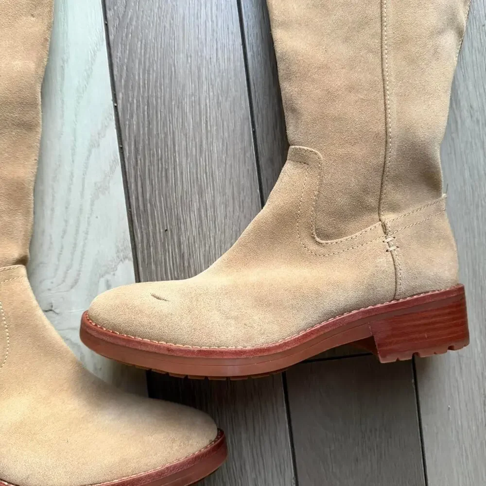 Söfft Suede Tall Boots Size 7.5